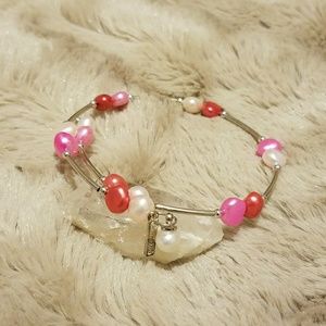 Vantel pearl wrap bracelet